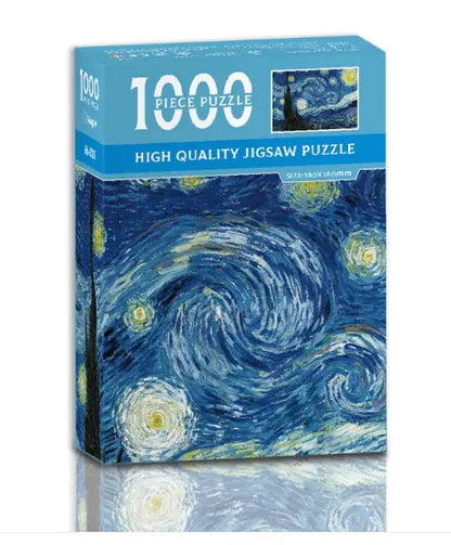 1000-Piece Scenic Village Jigsaw Puzzle for Adults