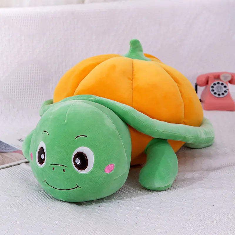 Charming Pumpkin Turtle Soft Toy