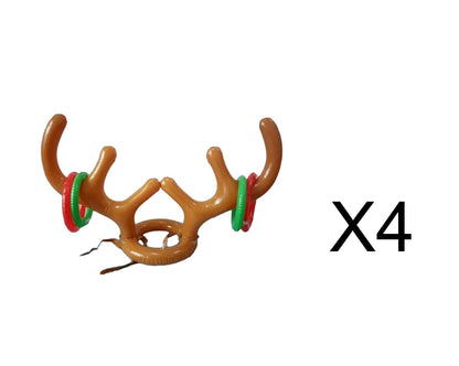 Inflatable Reindeer Ring Toss Game for Kids