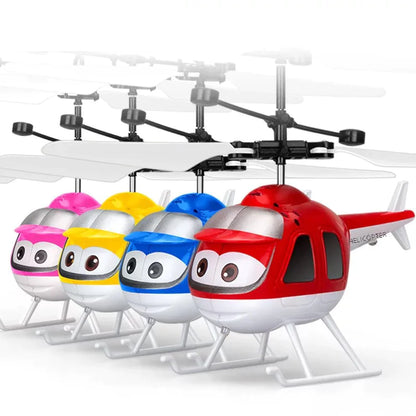 Infrared Induction Flying Helicopter Toy with LED Lights