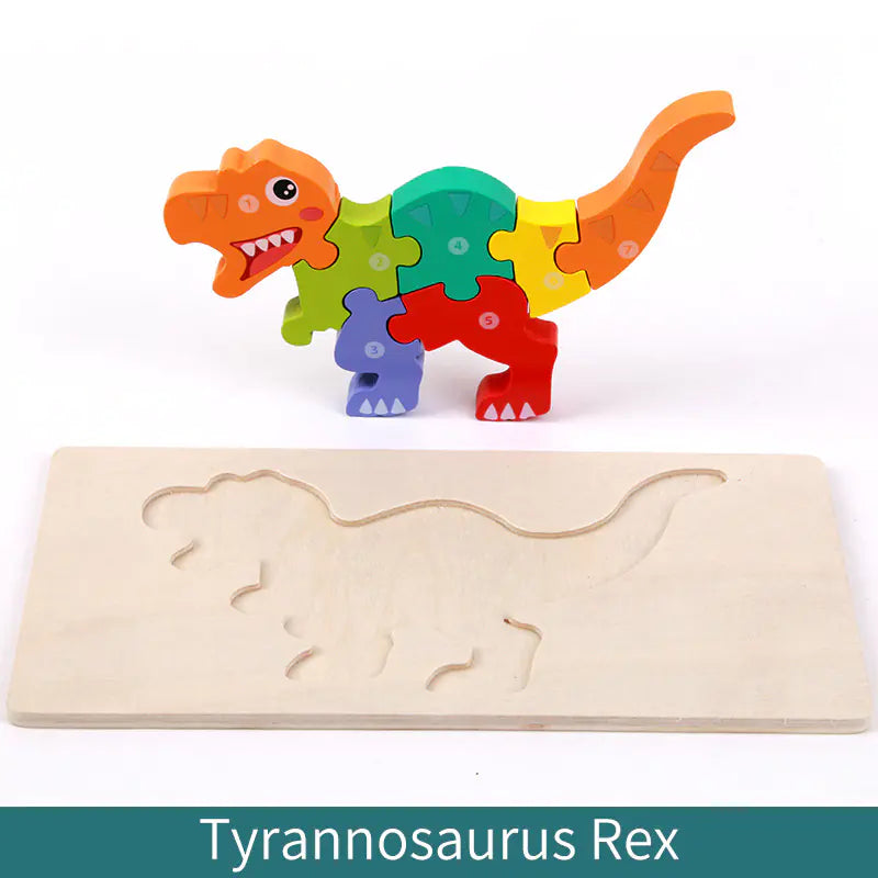 Kids' Learning Wooden Puzzle Sets