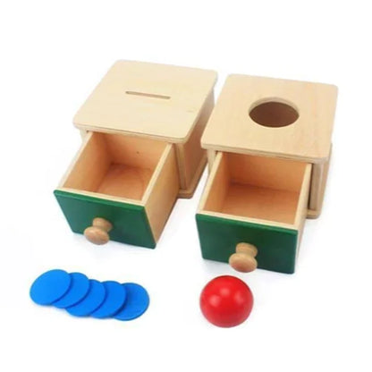 Montessori Magic Ball and Coin Box