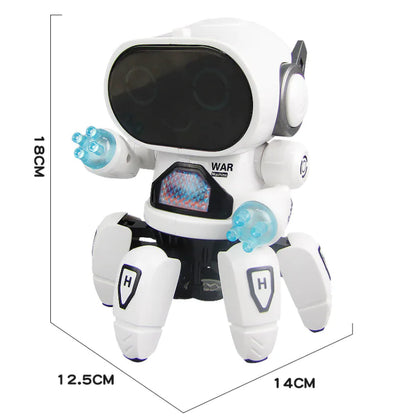 Dancing LED Robot Toy – Lights, Music & Moves